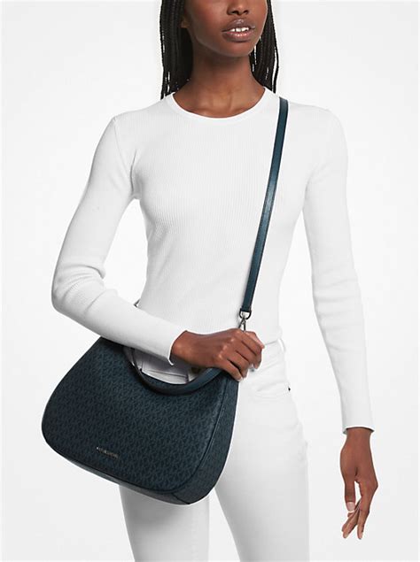 cora michael kors bag|cora large logo shoulder bag.